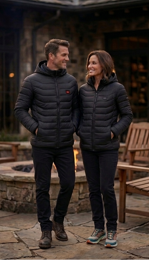 Lekker Layers Thermal Jacket + Battery Pack Bundle