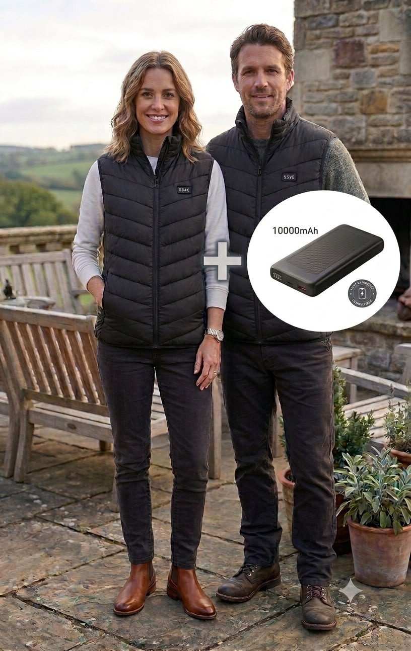 Lekker Layers Thermal Vest + Battery Pack Bundle